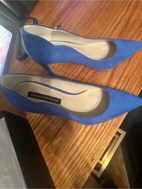 French Connection Royal Blue Pointed-Toe Stiletto Pumps